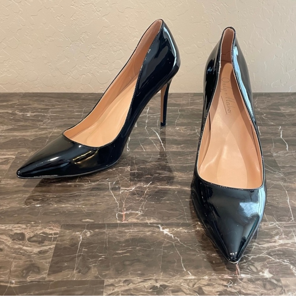 Only Maker Patent Finish Stiletto Heels